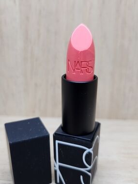 NARS Iconic Lipstick - bubblegum pink.